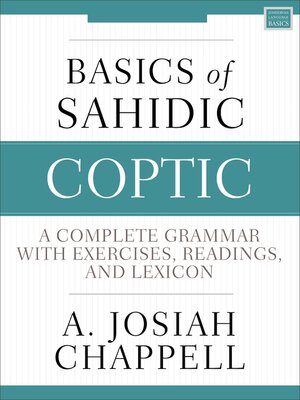 cover image of Basics of Sahidic Coptic
